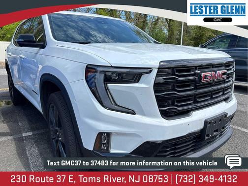 Summit White 2025 GMC Acadia FWD Elevation