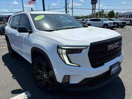 Summit White 2025 GMC Acadia FWD Elevation