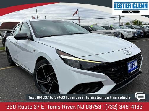 Ceramic White 2023 Hyundai ELANTRA N Line