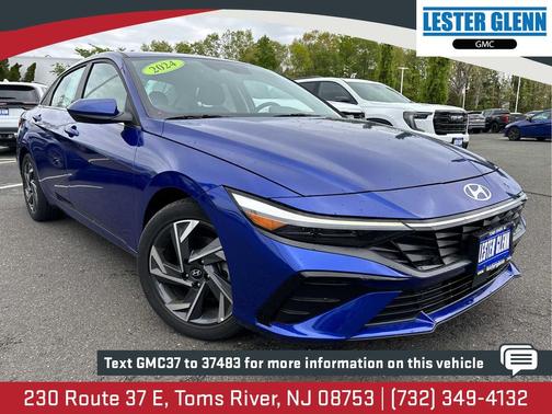 Intense Blue 2024 Hyundai ELANTRA SEL