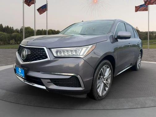 Gray 2017 Acura MDX 3.5L w/Technology Package