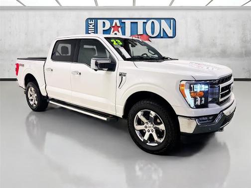 STAR WHITE METALLIC TRICOAT 2023 Ford F-150 LARIAT Truck
