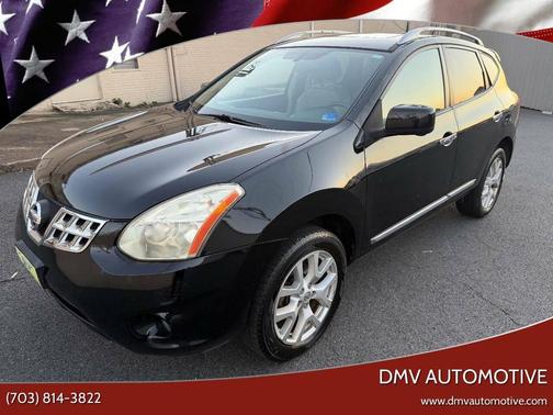 Black 2013 Nissan Rogue SV w/SL Pkg
