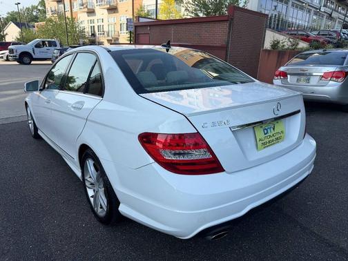 White 2013 Mercedes-Benz C-Class C 250 Sport