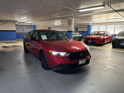 Radiant Red Metallic 2025 Honda Accord SE