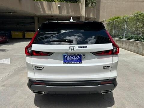 Platinum White Pearl 2026 Honda CR-V Hybrid Sport Touring