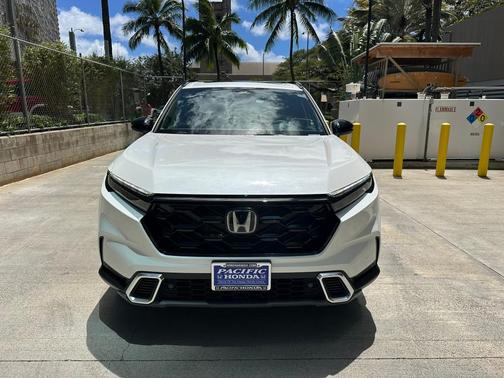 Platinum White Pearl 2026 Honda CR-V Hybrid Sport Touring
