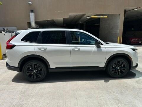 Platinum White Pearl 2026 Honda CR-V Hybrid Sport Touring