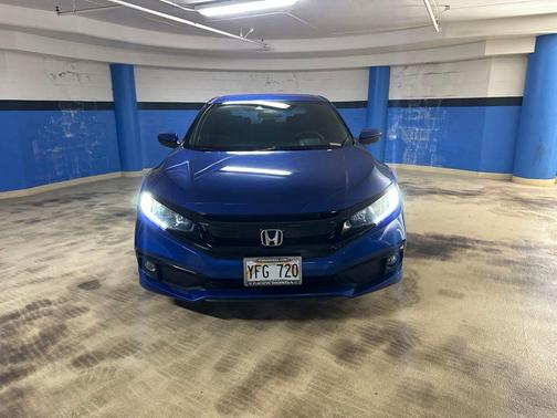 Aegean Blue Metallic 2020 Honda Civic Sport
