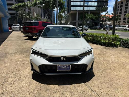 Platinum White Pearl 2026 Honda Civic Hybrid Sport