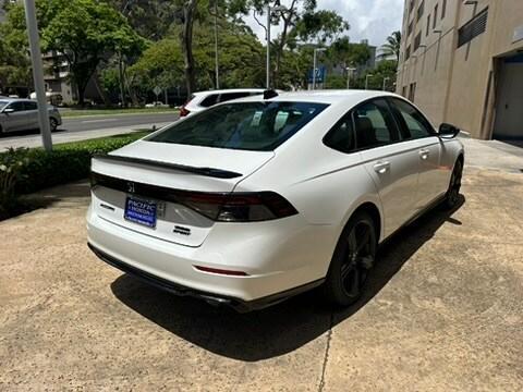 Platinum White Pearl 2026 Honda Accord Hybrid Sport-L