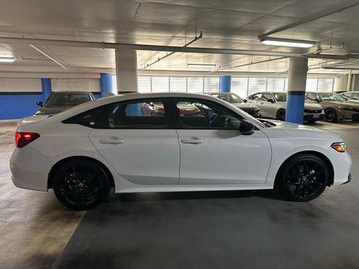 Platinum White Pearl 2026 Honda Civic Hybrid Sport