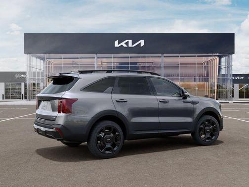 Steel Gray 2026 Kia Sorento Hybrid SX Prestige