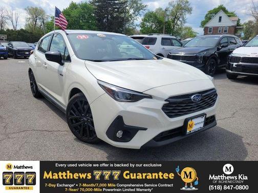 Crystal White Pearl 2024 Subaru Impreza RS
