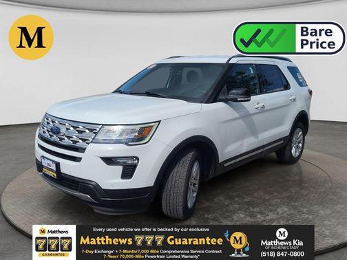 Oxford White 2018 Ford Explorer XLT