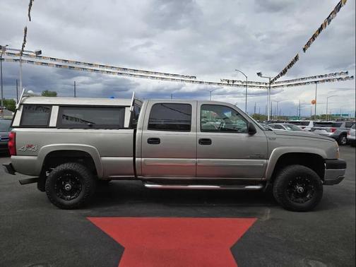 Gray 2003 Chevrolet Silverado 2500 LS H/D Crew Cab