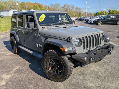 Sting Gray Clearcoat 2018 Jeep Wrangler Unlimited Sport