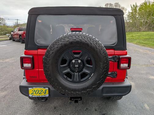 Firecracker Red Clearcoat 2024 Jeep Wrangler Sport