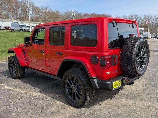 Firecracker Red Clearcoat 2025 Jeep Wrangler 4xe Backcountry