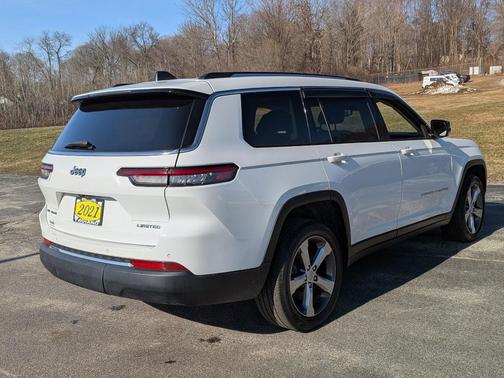 Bright White Clearcoat 2021 Jeep Grand Cherokee L Limited