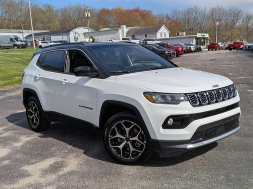 Bright White Clearcoat 2025 Jeep Compass Limited