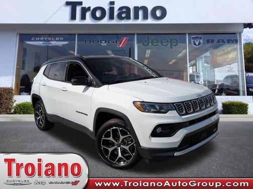 Bright White Clearcoat 2025 Jeep Compass Limited