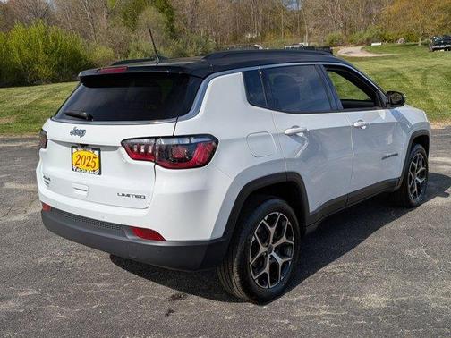 Bright White Clearcoat 2025 Jeep Compass Limited