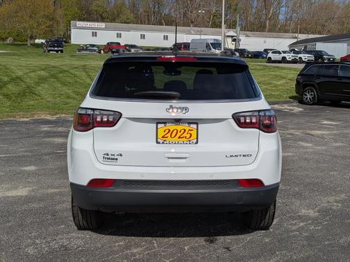 Bright White Clearcoat 2025 Jeep Compass Limited