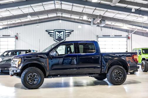 Antimatter Blue Metallic 2025 Ford F-150 Raptor Truck