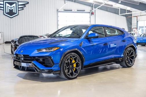Blue 2024 Lamborghini Urus Performante