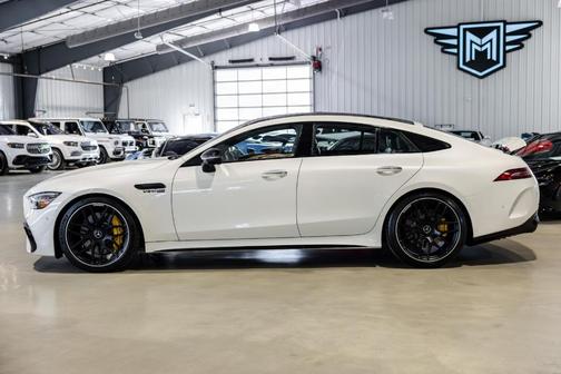 White 2023 Mercedes-Benz AMG GT 63 S 4-Door
