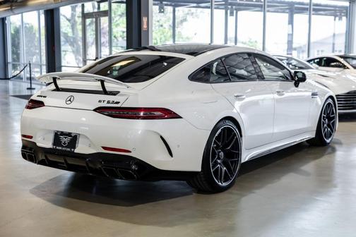 White 2023 Mercedes-Benz AMG GT 63 S 4-Door