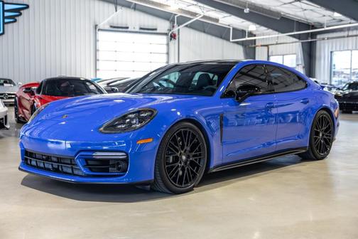 Blue 2023 Porsche Panamera GTS