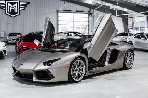 Grigio Antares Metallic 2014 Lamborghini Aventador LP700-4