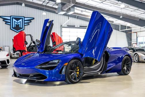 Aurora Blue 2021 McLaren 720S Performance