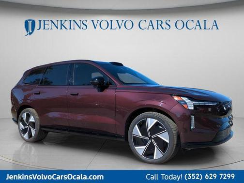 Red 2025 Volvo EX90 Twin Motor Performance Ultra 6-Seater