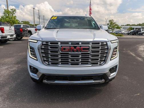 Glacier White 2026 GMC Yukon XL Denali