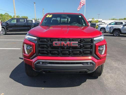 Volcanic Red 2026 GMC Canyon Elevation