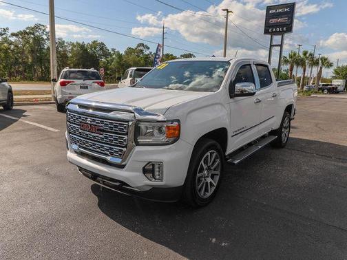Summit White 2021 GMC Canyon Denali