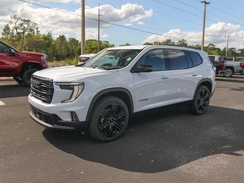Glacier White 2026 GMC Acadia Elevation