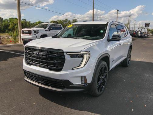 Glacier White 2026 GMC Acadia Elevation