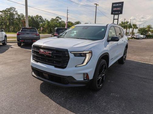 Glacier White 2026 GMC Acadia Elevation