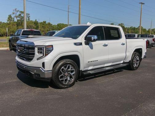 Glacier White 2026 GMC Sierra 1500 SLT