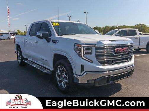 Glacier White 2026 GMC Sierra 1500 SLT