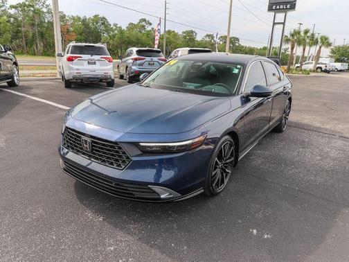 Blue 2024 Honda Accord Hybrid Touring