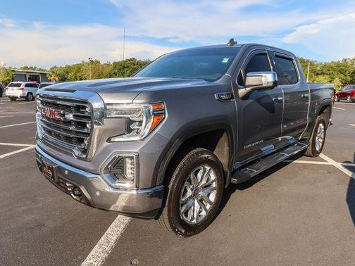 Satin Steel Metallic 2021 GMC Sierra 1500 SLT