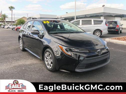 Midnight Black Metallic 2024 Toyota Corolla LE