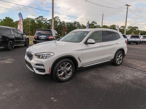 White 2021 BMW X3 xDrive30i