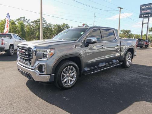Satin Steel Metallic 2021 GMC Sierra 1500 SLT
