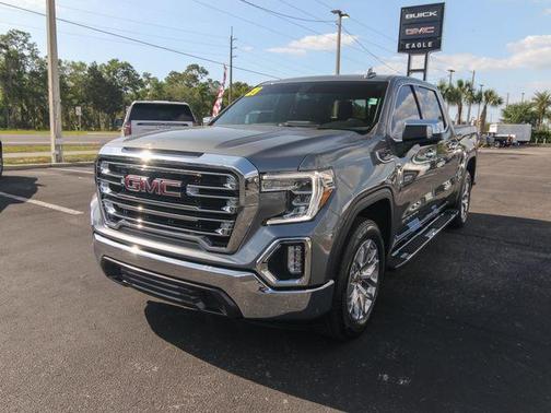Satin Steel Metallic 2021 GMC Sierra 1500 SLT